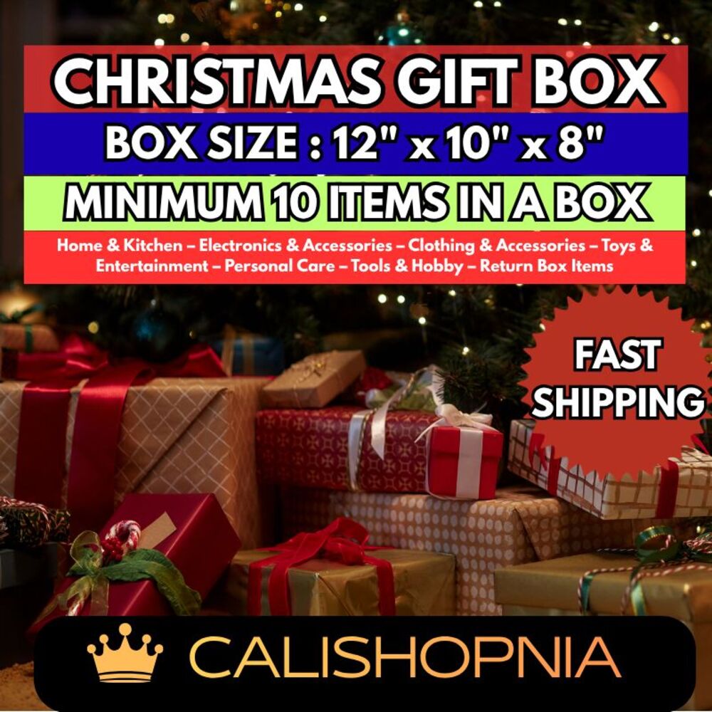Holiday Mystery Box | 10+ Mixed Items | Christmas Surprise | Fast Ship